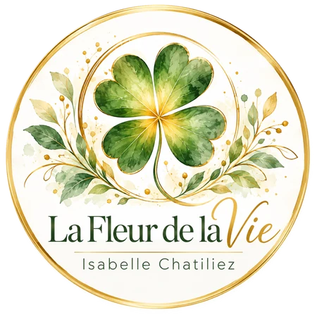 Logo officiel La Fleur de la Vie — Isabelle Chatiliez