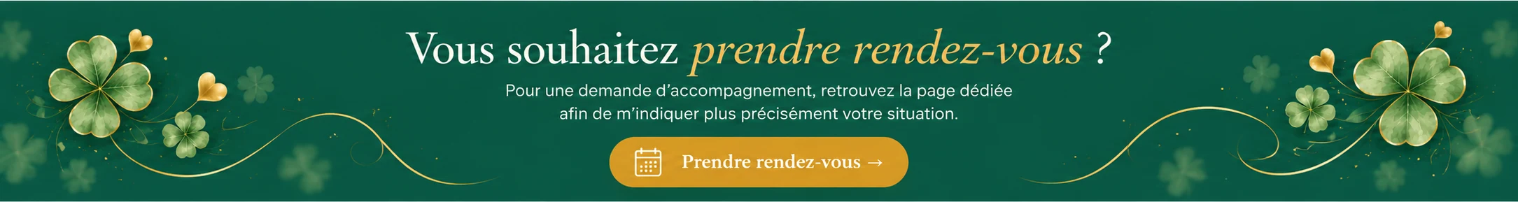 Vous souhaitez prendre rendez-vous ?
