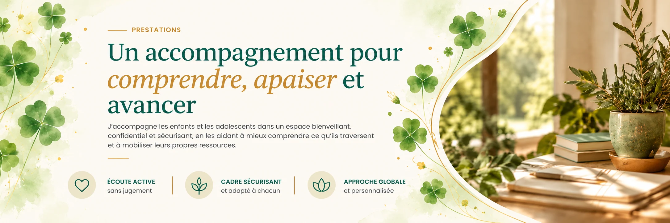 Prestations — Un accompagnement pour comprendre, apaiser et avancer
