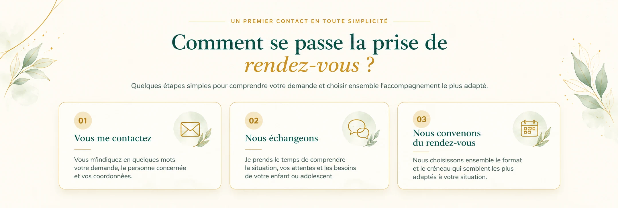 Comment se passe la prise de rendez-vous ? — trois étapes simples