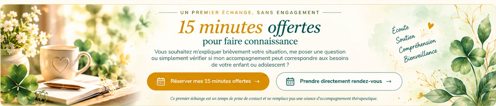 15 minutes offertes pour faire connaissance